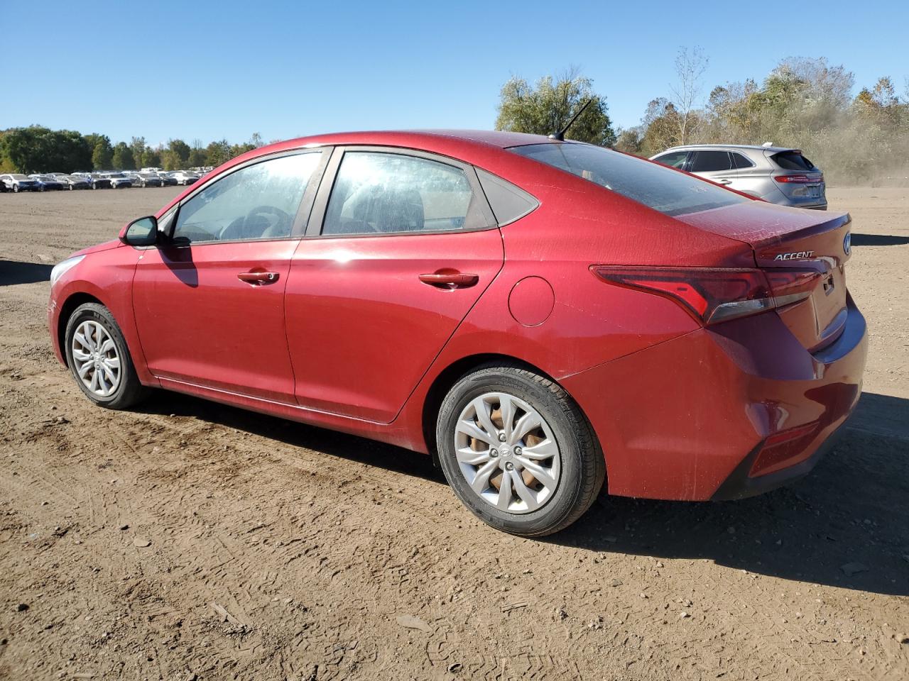 2018 Hyundai Accent Se Красный vin: 3KPC24A34JE017884