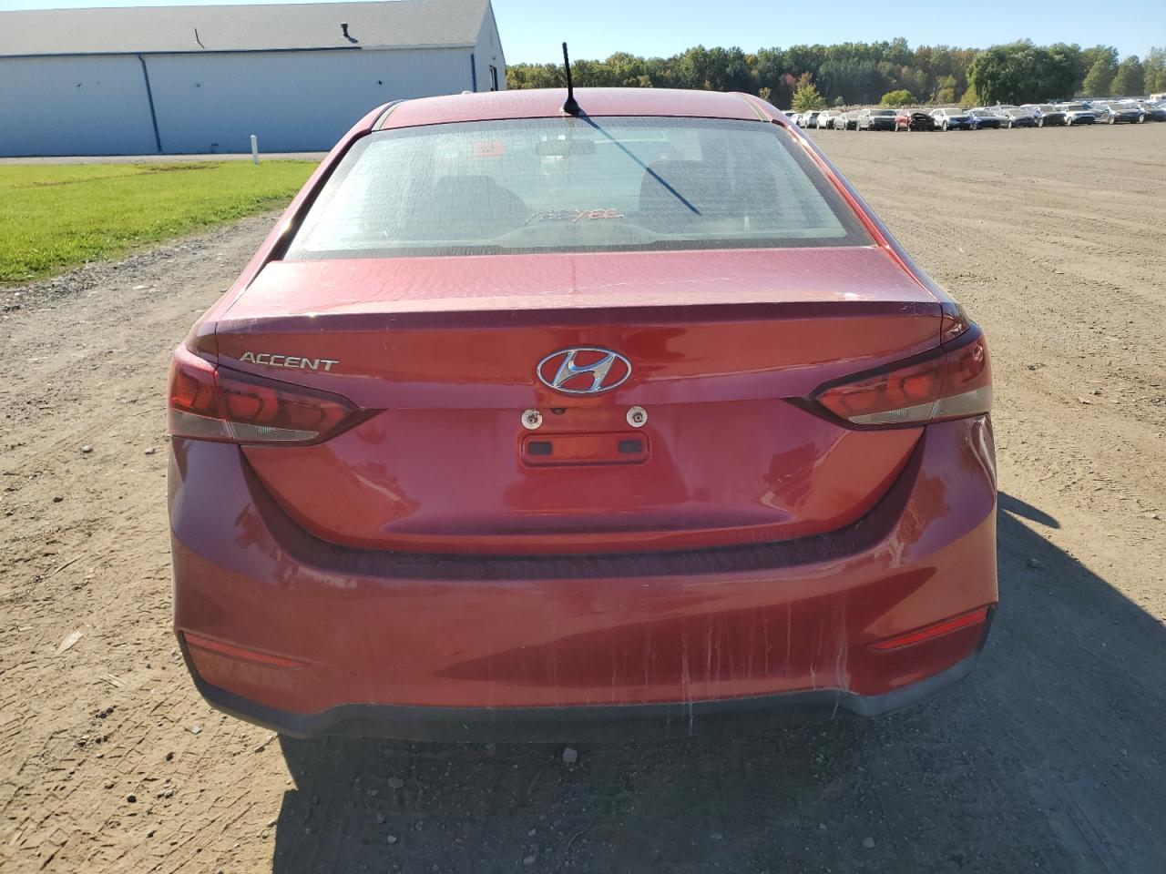 2018 Hyundai Accent Se Красный vin: 3KPC24A34JE017884