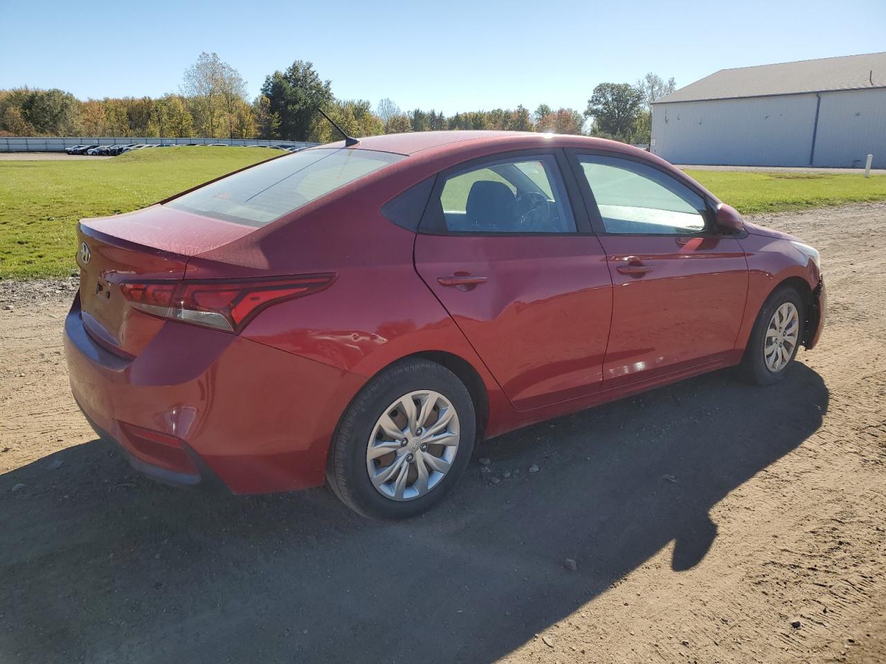 2018 Hyundai Accent Se Красный vin: 3KPC24A34JE017884