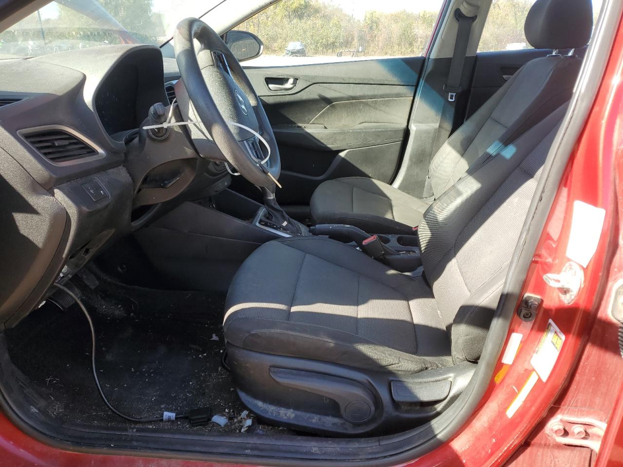 2018 Hyundai Accent Se Красный vin: 3KPC24A34JE017884