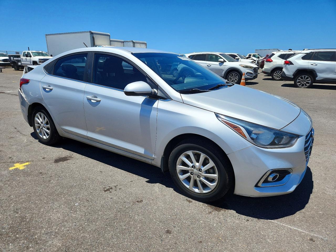 2019 Hyundai Accent Sel Серый vin: 3KPC24A34KE041751