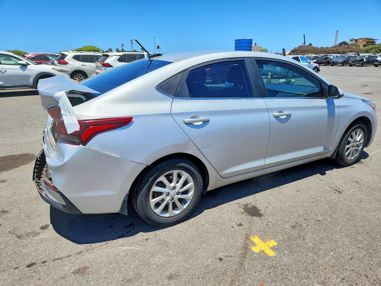 2019 Hyundai Accent Sel Серый vin: 3KPC24A34KE041751