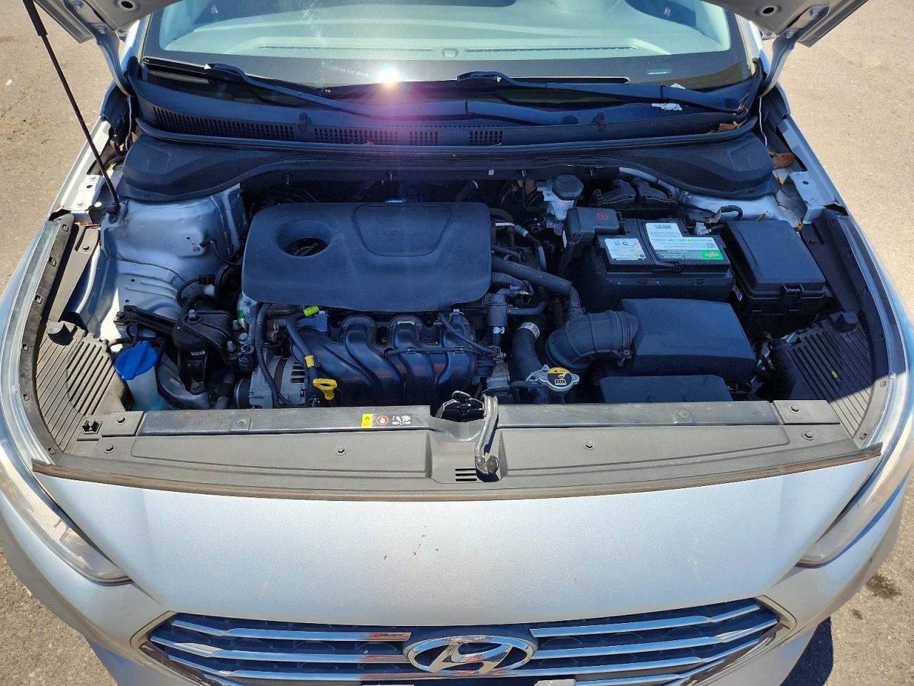 2019 Hyundai Accent Sel Серый vin: 3KPC24A34KE041751