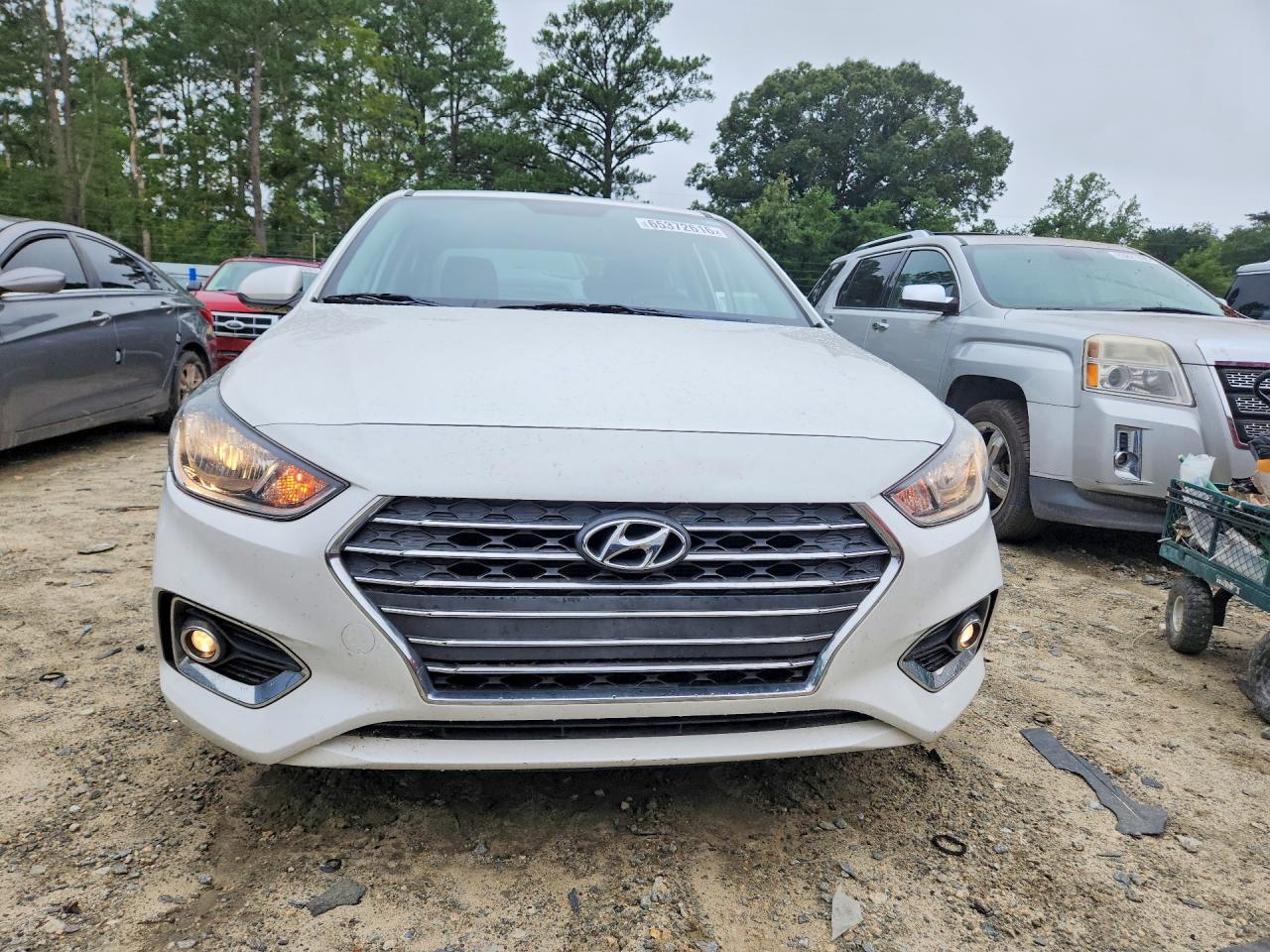 2019 Hyundai Accent Sel White vin: 3KPC24A35KE044044