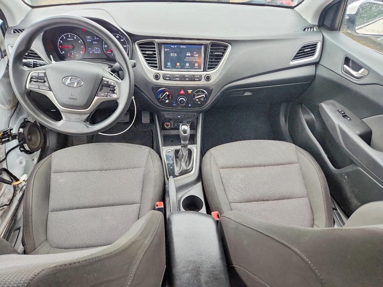 2019 Hyundai Accent Sel White vin: 3KPC24A35KE044044