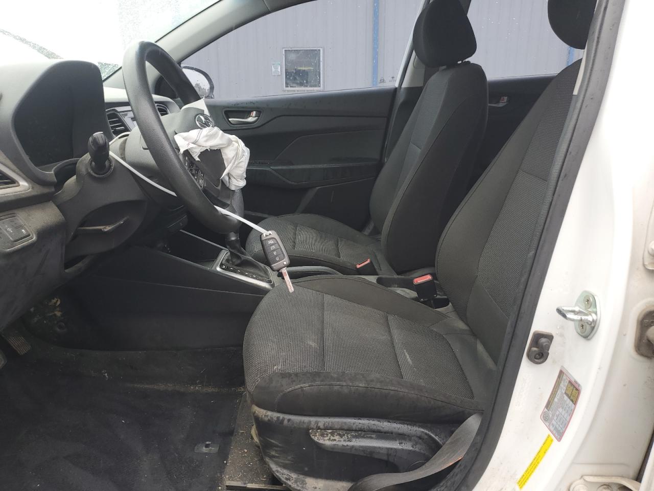2018 Hyundai Accent Se Белый vin: 3KPC24A36JE011472