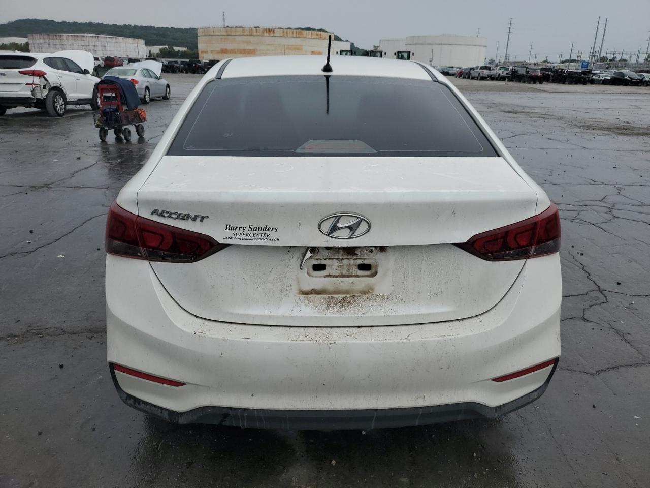 2018 Hyundai Accent Se Белый vin: 3KPC24A36JE011472