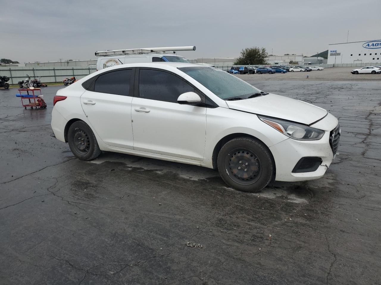 2018 Hyundai Accent Se Белый vin: 3KPC24A36JE011472