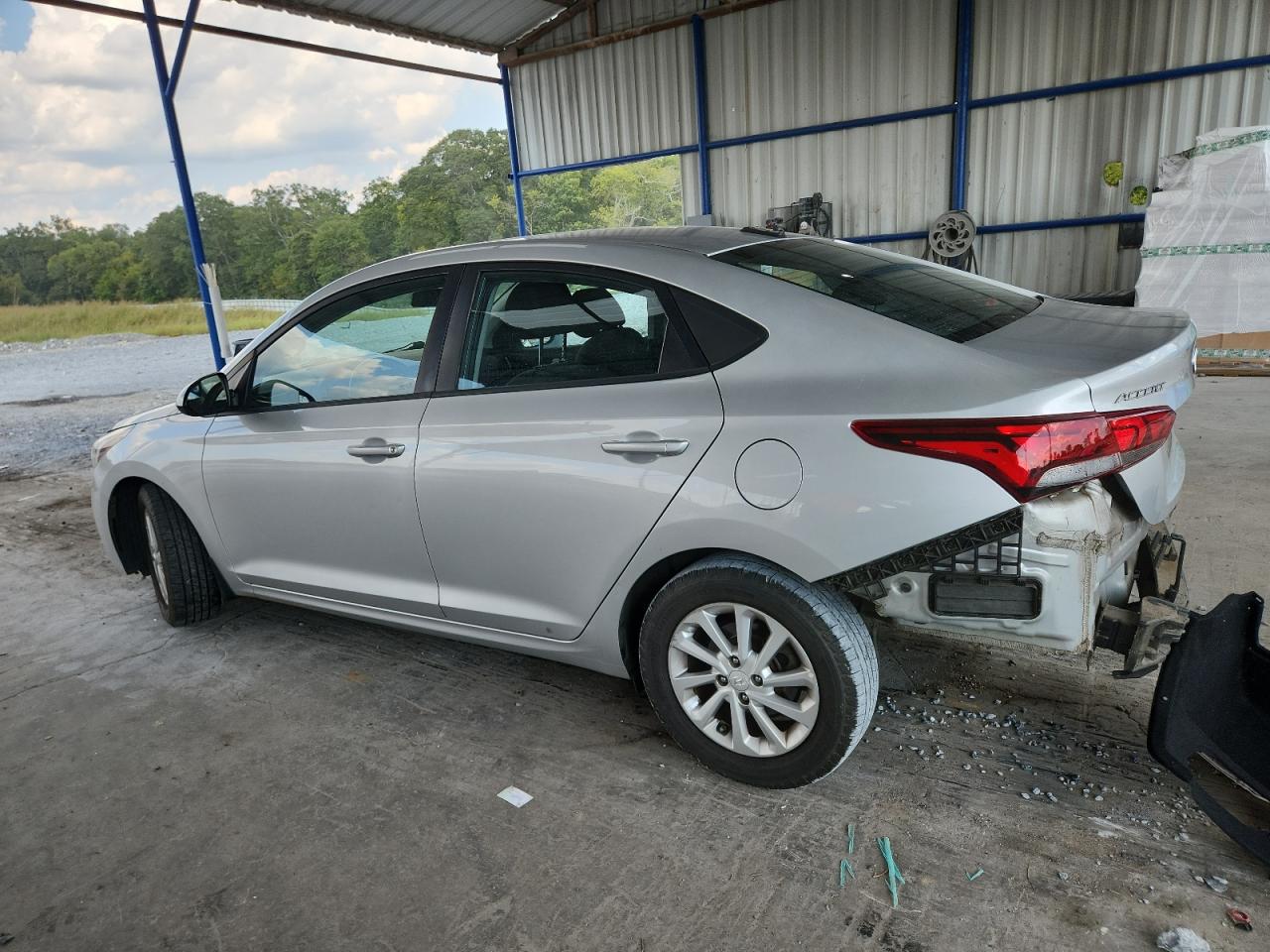2018 Hyundai Accent Se Серебряный vin: 3KPC24A36JE023346