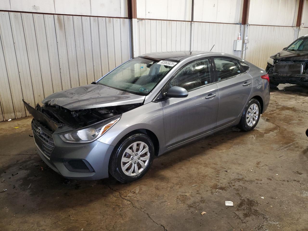 2018 Hyundai Accent Se Gray vin: 3KPC24A37JE033464