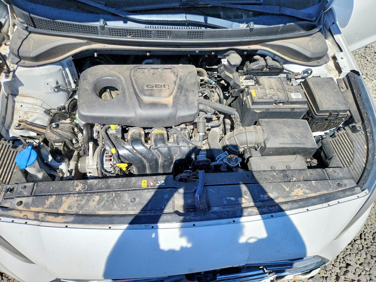 2019 Hyundai Accent Sel White vin: 3KPC24A37KE047107