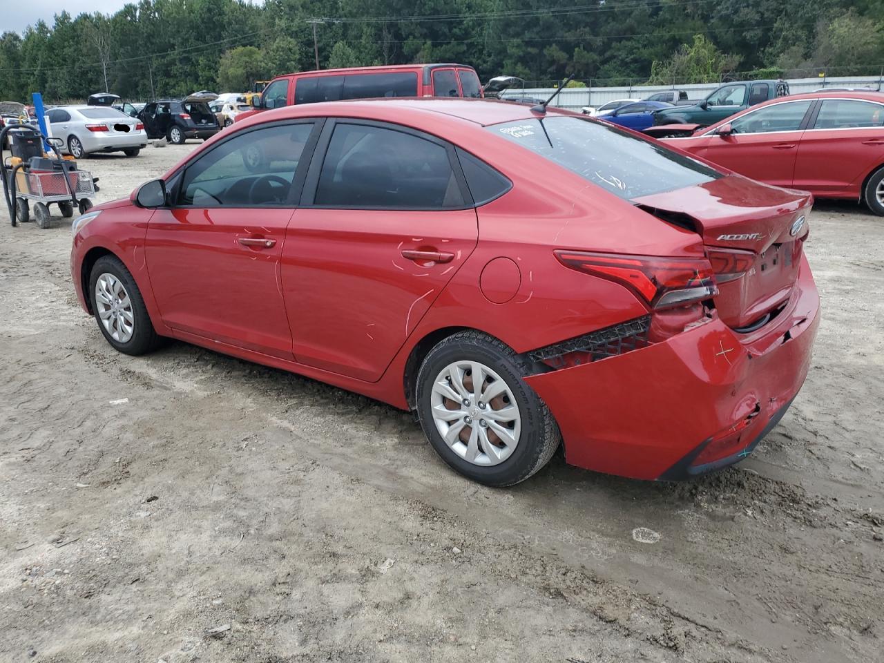 2018 Hyundai Accent Se Красный vin: 3KPC24A39JE015399