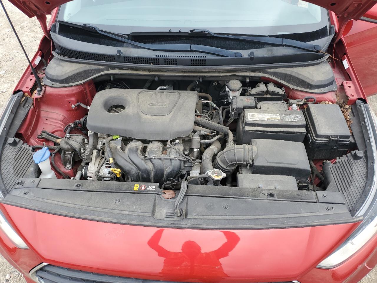 2018 Hyundai Accent Se Красный vin: 3KPC24A39JE015399