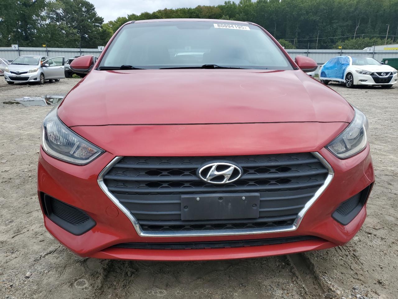 2018 Hyundai Accent Se Красный vin: 3KPC24A39JE015399