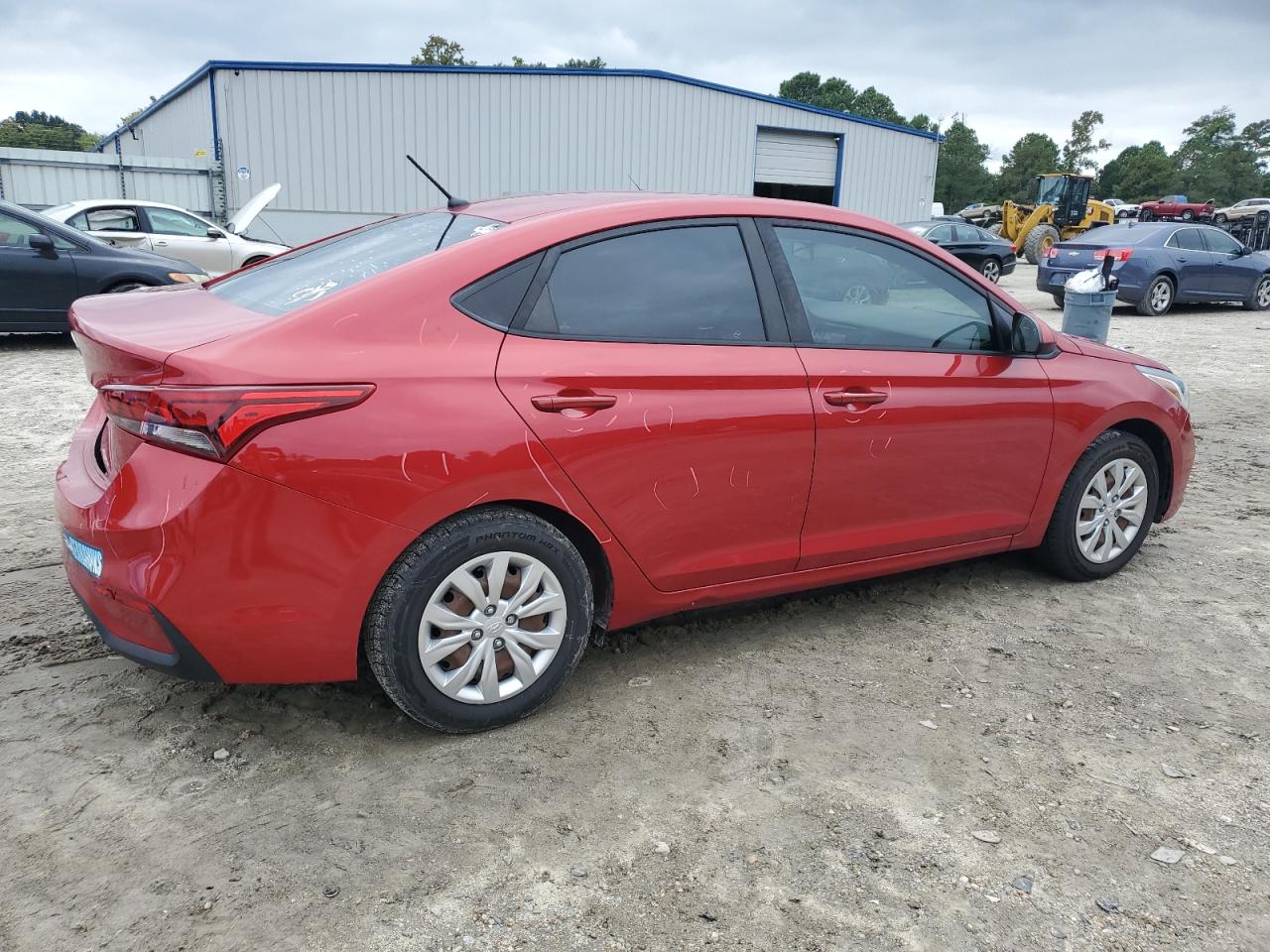 2018 Hyundai Accent Se Красный vin: 3KPC24A39JE015399