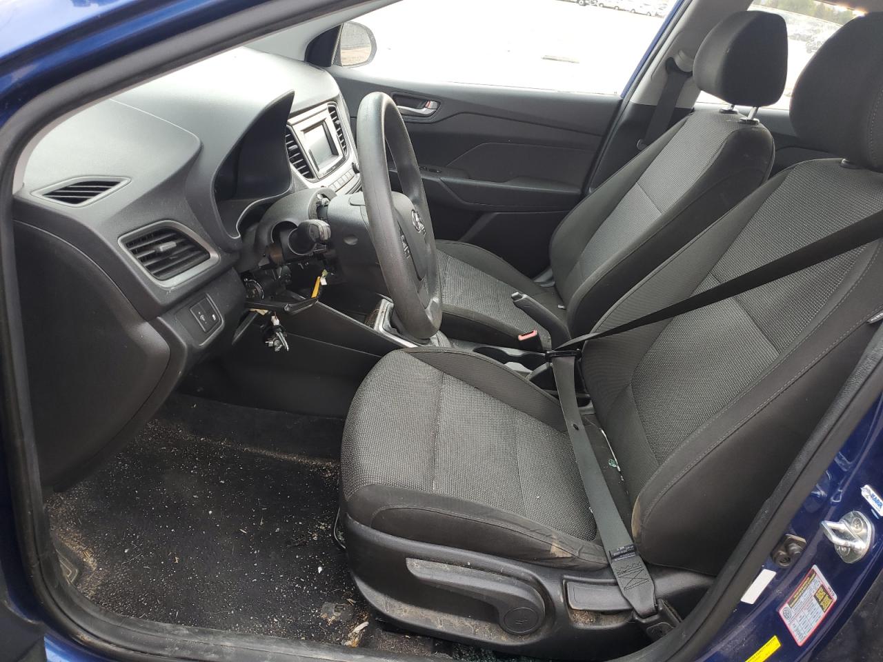 2018 Hyundai Accent Se Синий vin: 3KPC24A39JE022577