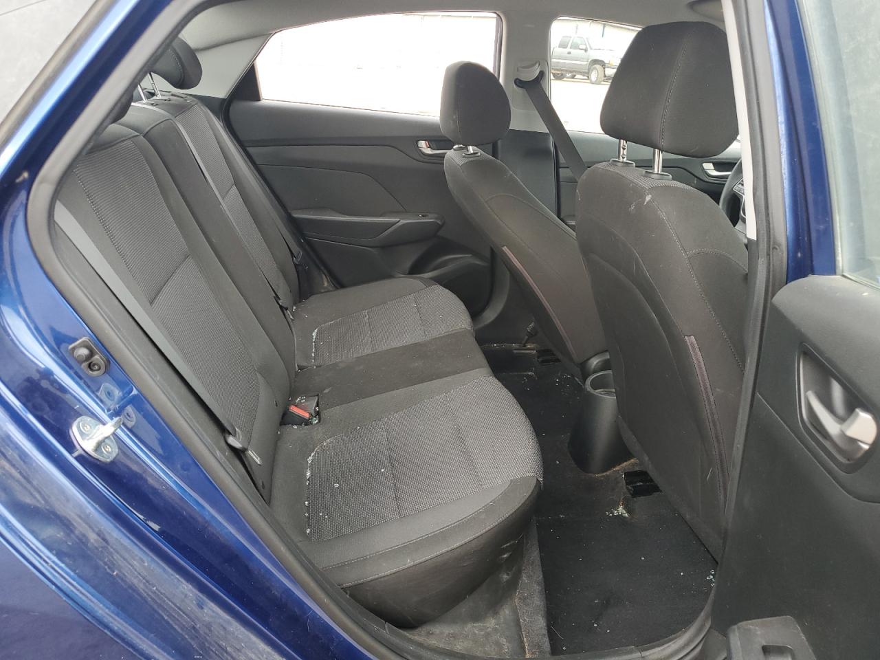 2018 Hyundai Accent Se Синий vin: 3KPC24A39JE022577