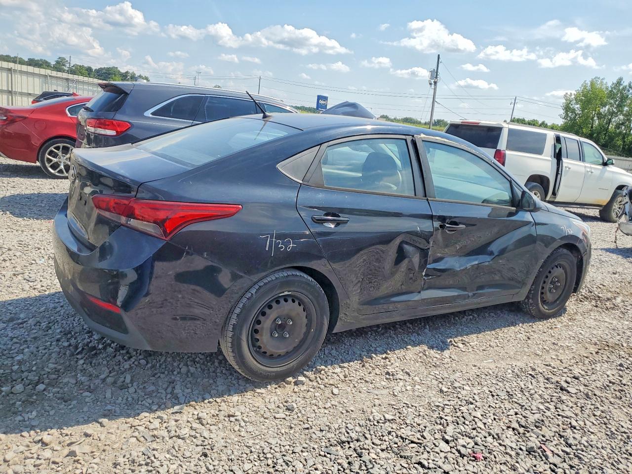 2018 Hyundai Accent Se Black vin: 3KPC24A39JE034664