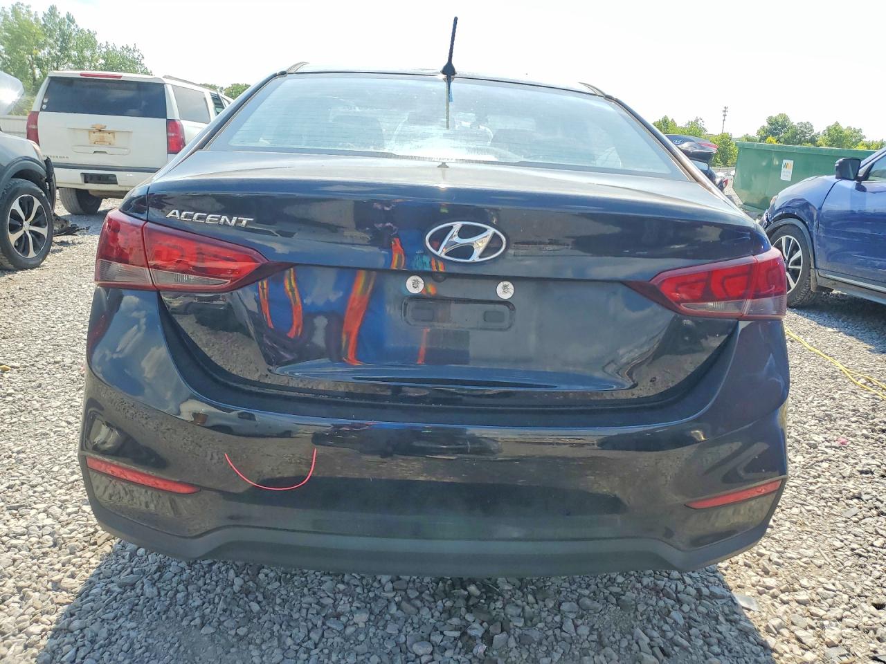 2018 Hyundai Accent Se Black vin: 3KPC24A39JE034664