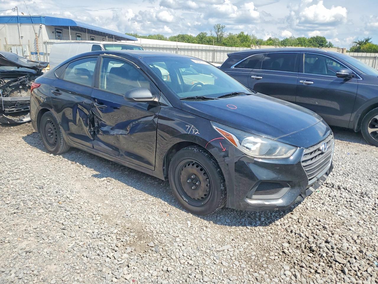 2018 Hyundai Accent Se Black vin: 3KPC24A39JE034664