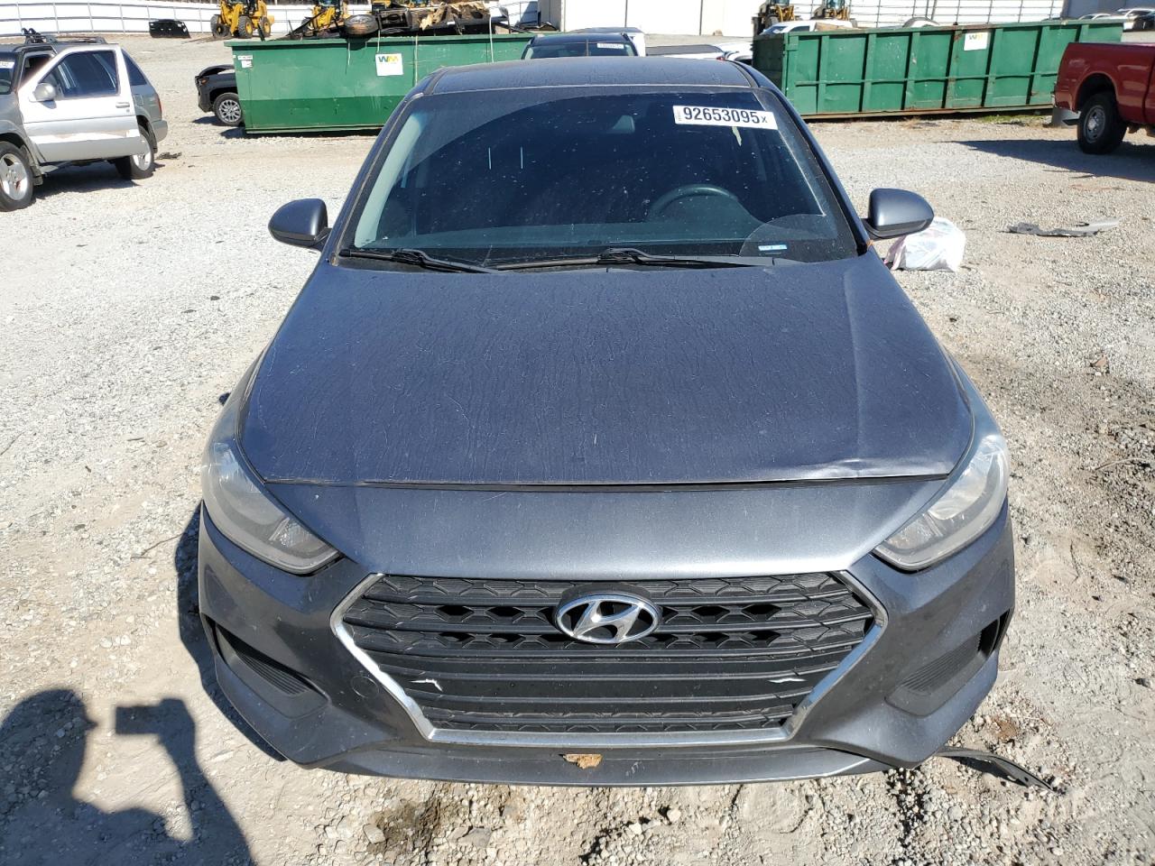 2018 Hyundai Accent Se Серый vin: 3KPC24A3XJE026489