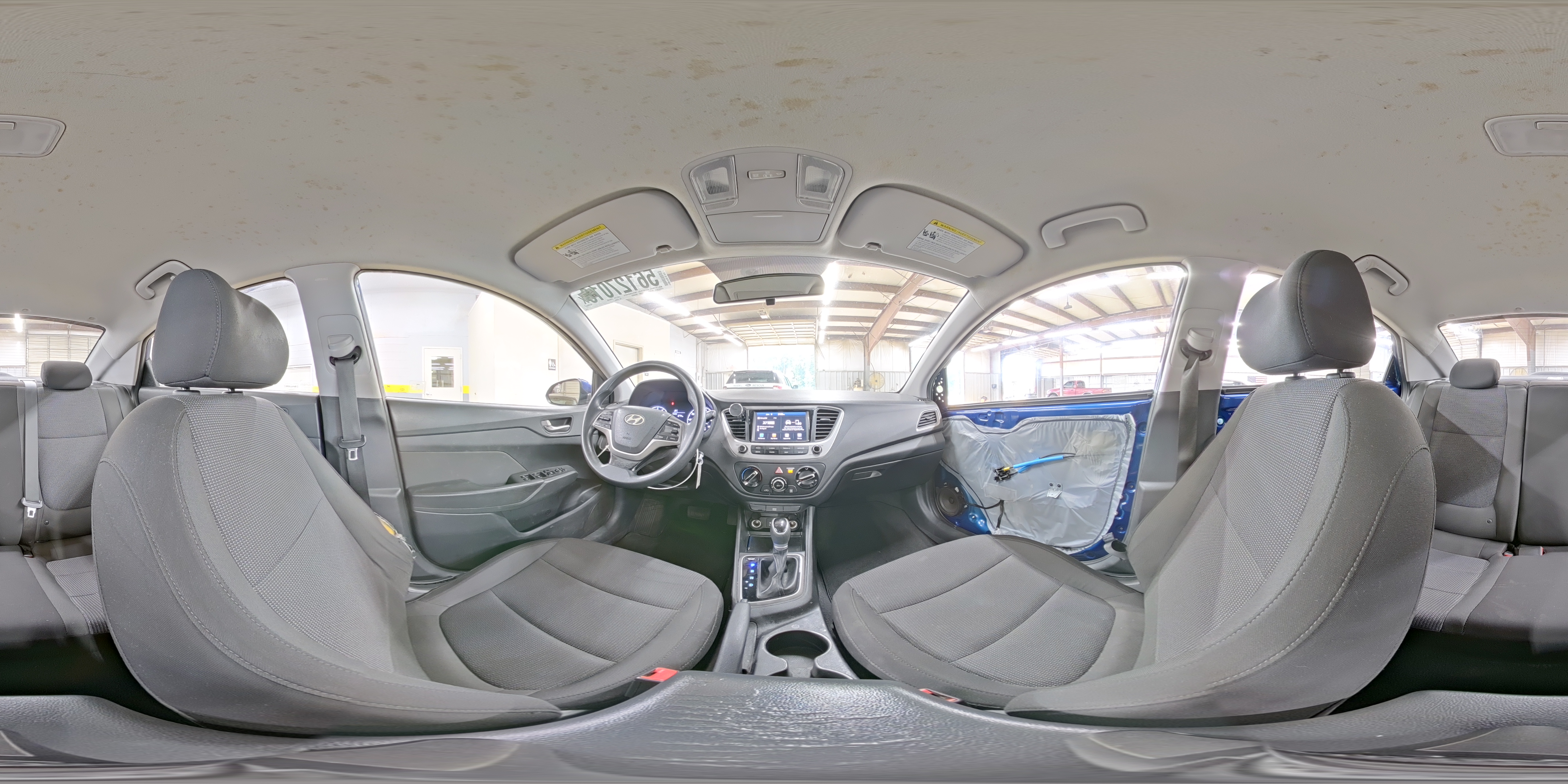 2019 Hyundai Accent Sel Blue vin: 3KPC24A3XKE073832