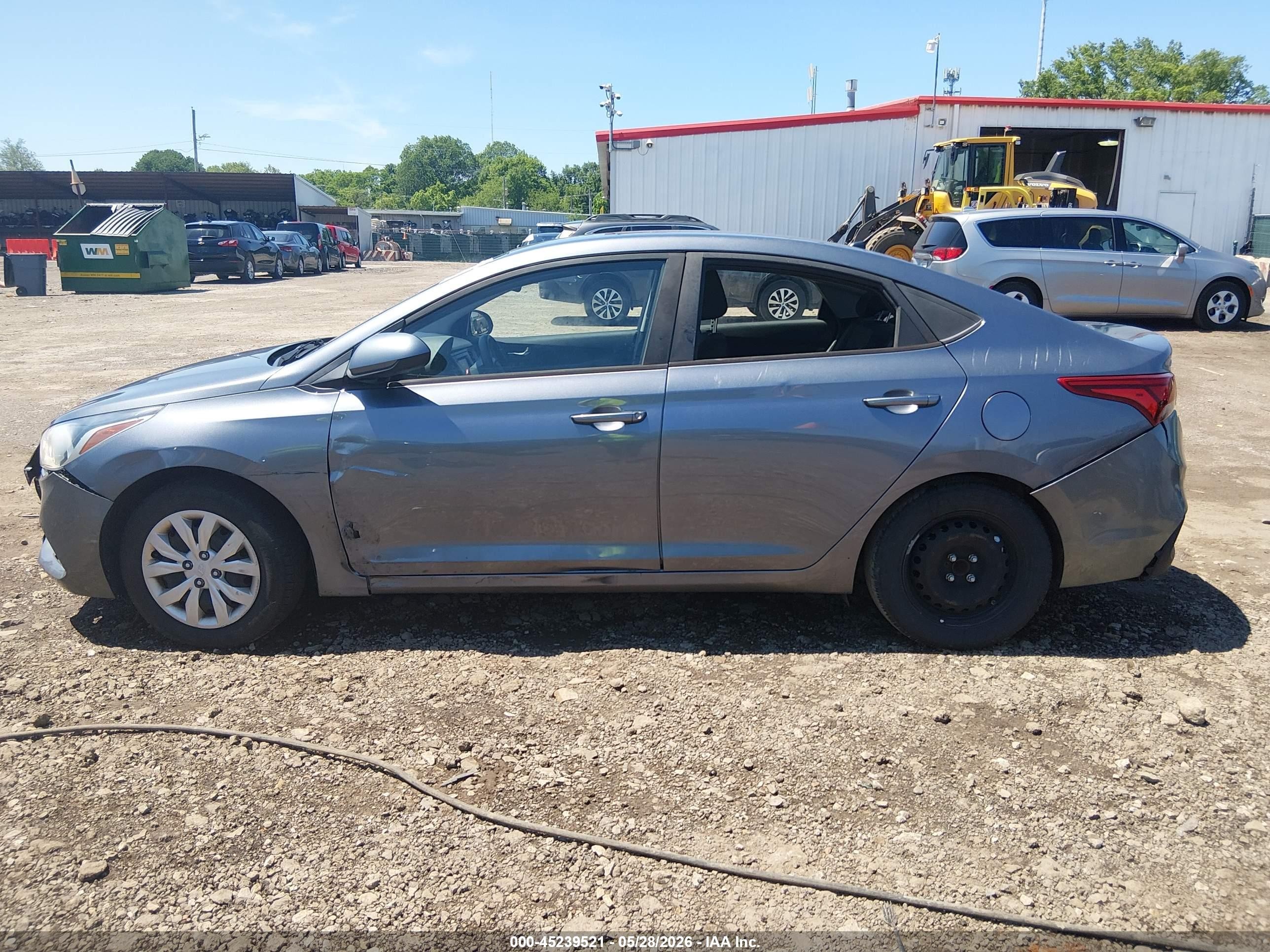 2020 Hyundai Accent Se Gray vin: 3KPC24A60LE099111