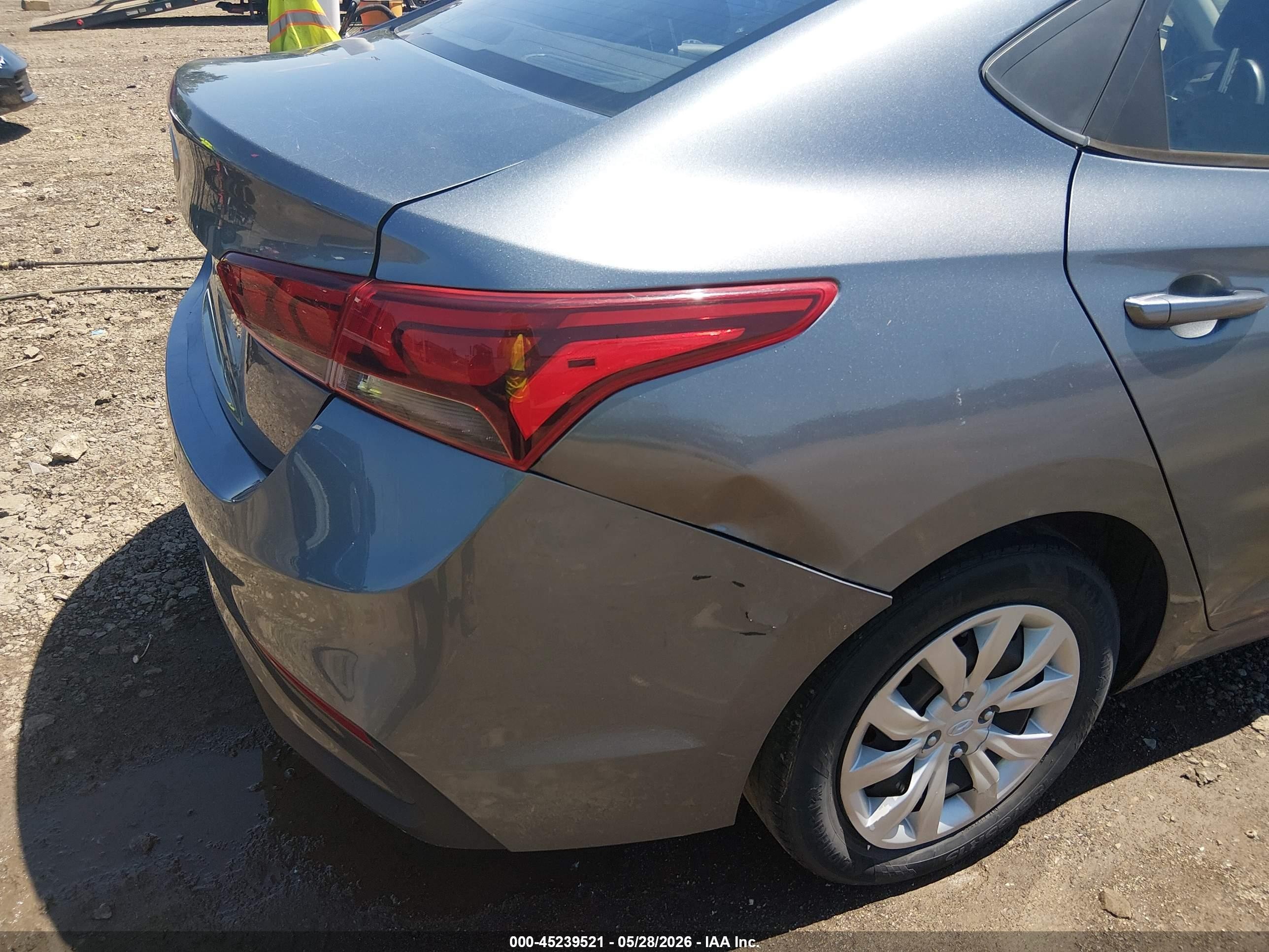 2020 Hyundai Accent Se Gray vin: 3KPC24A60LE099111