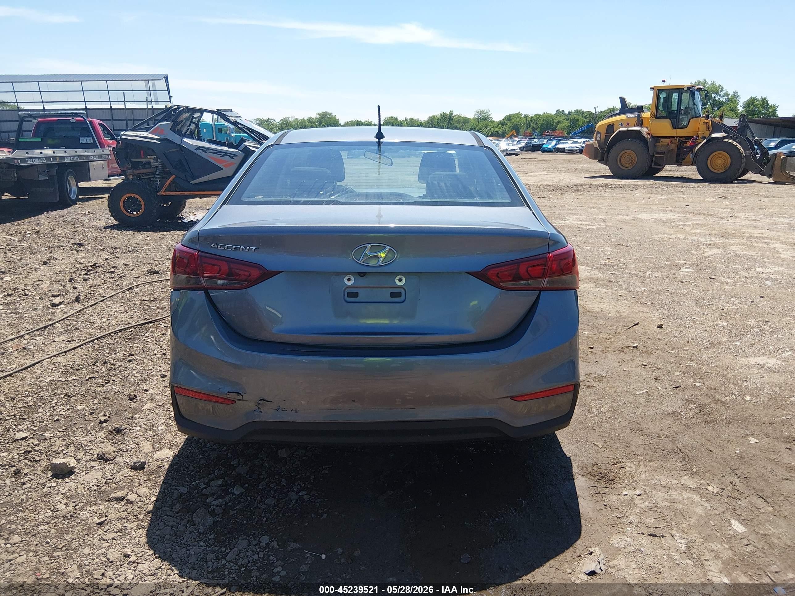 2020 Hyundai Accent Se Gray vin: 3KPC24A60LE099111