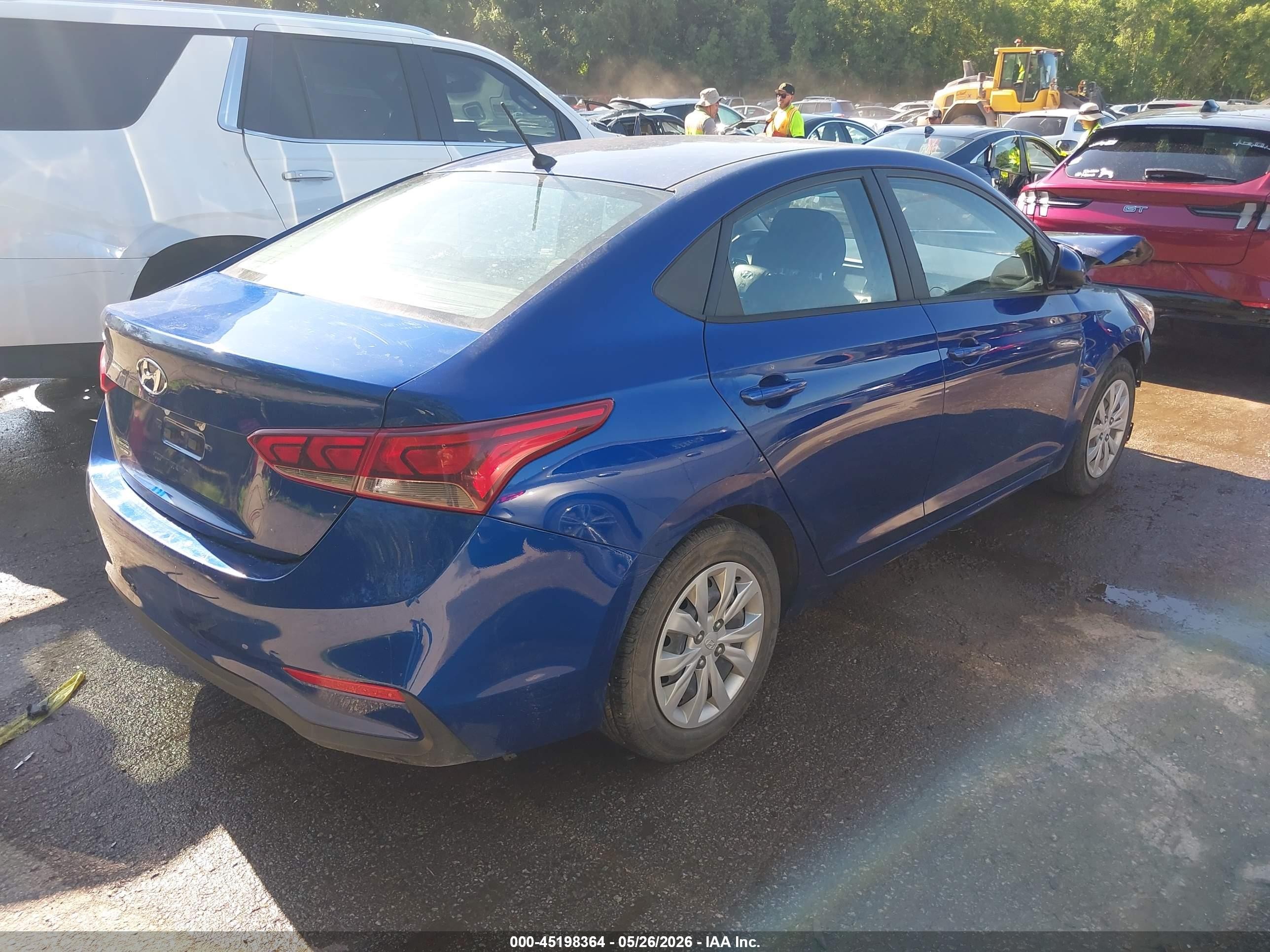 2021 Hyundai Accent Se Blue vin: 3KPC24A60ME149880