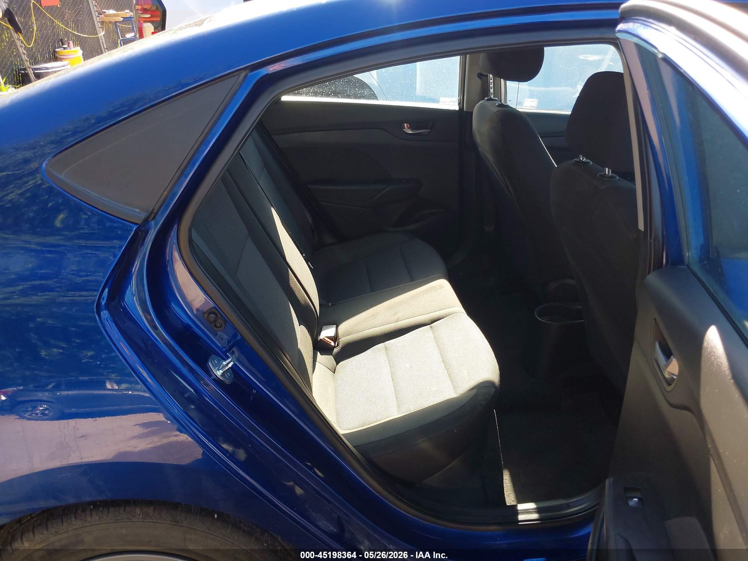 2021 Hyundai Accent Se Blue vin: 3KPC24A60ME149880