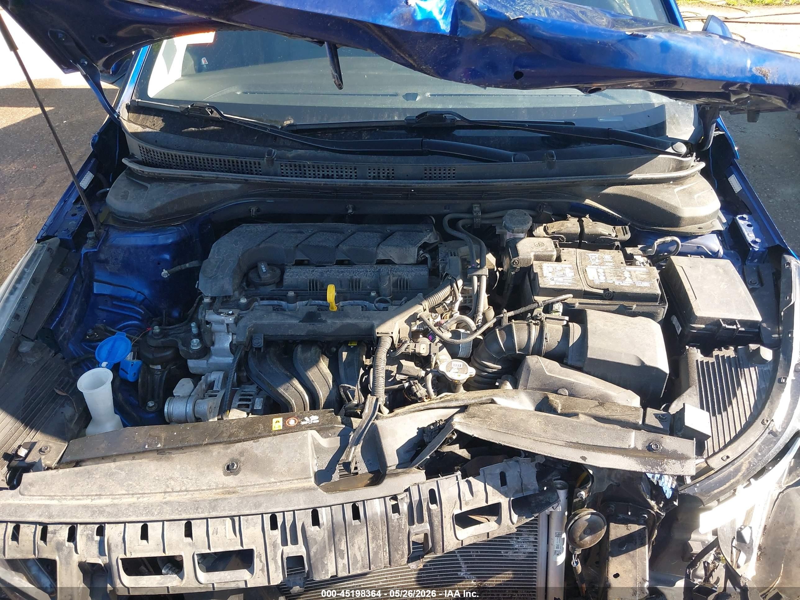 2021 Hyundai Accent Se Blue vin: 3KPC24A60ME149880