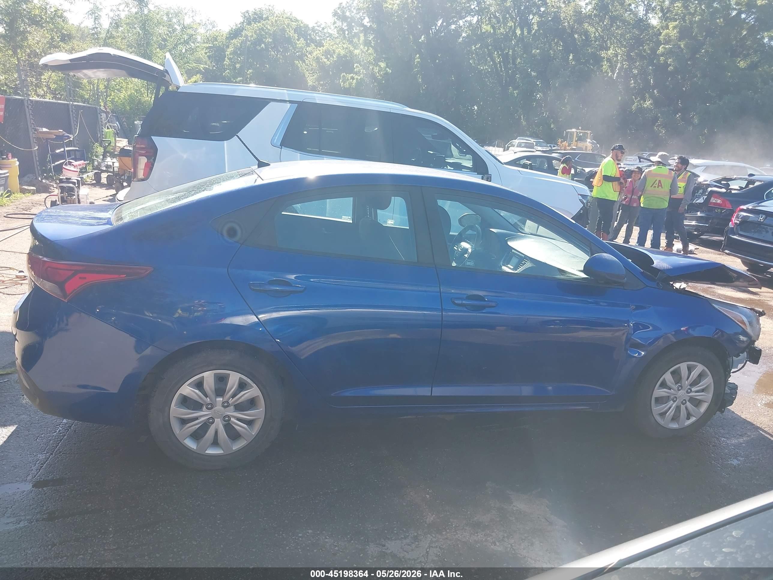 2021 Hyundai Accent Se Blue vin: 3KPC24A60ME149880