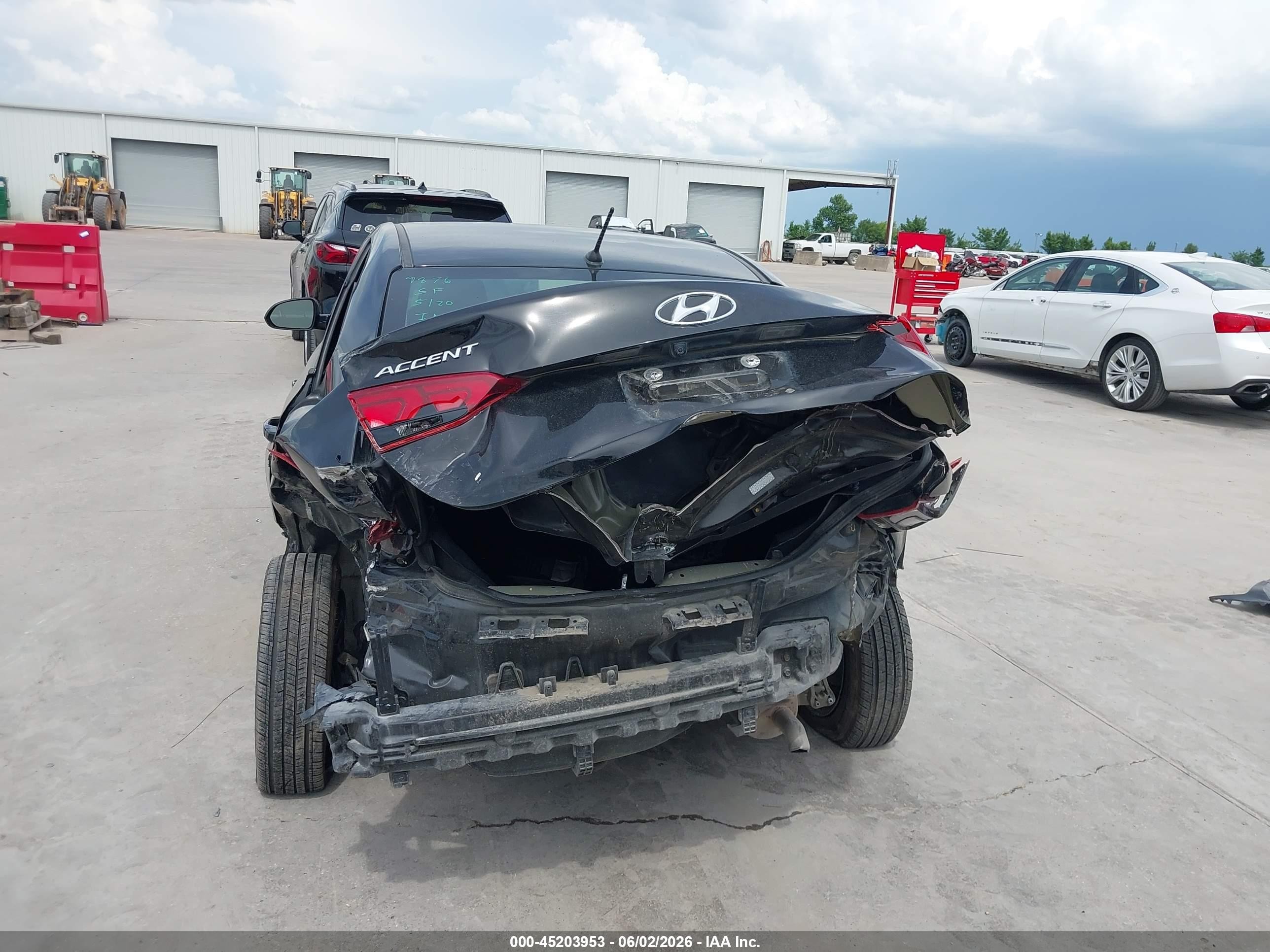 2022 Hyundai Accent Se Black vin: 3KPC24A60NE167636