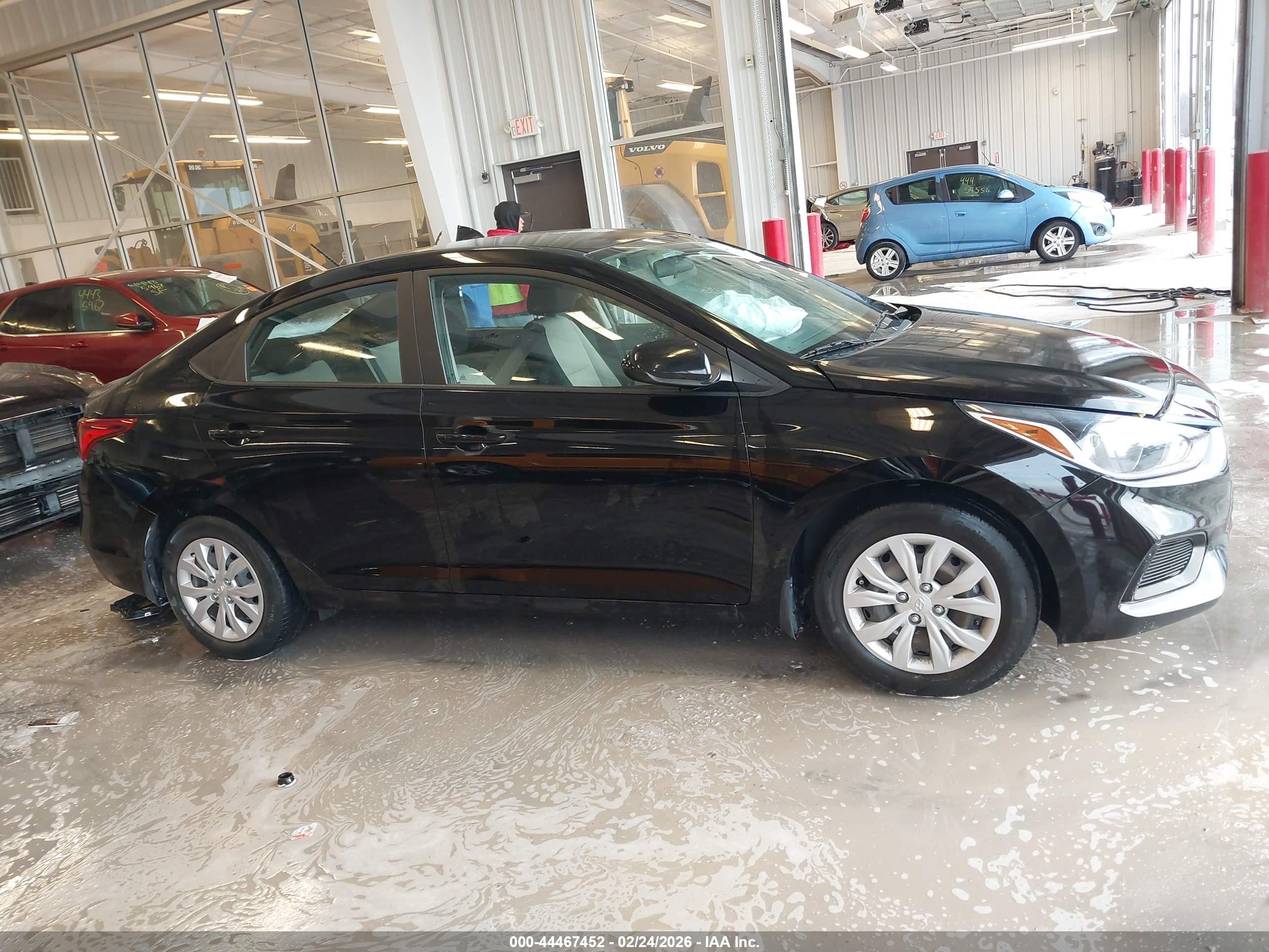 2022 Hyundai Accent Se Black vin: 3KPC24A60NE168978