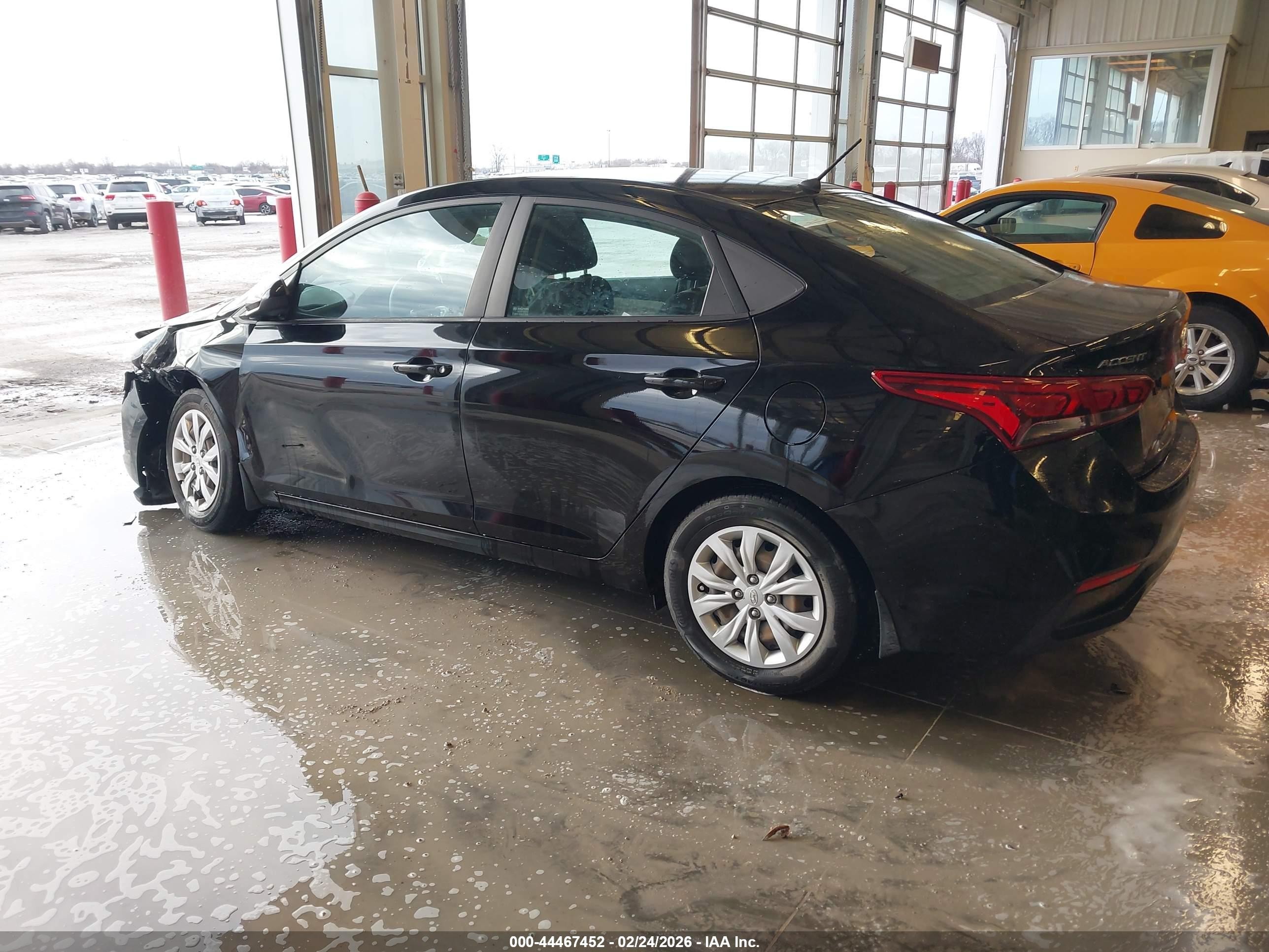 2022 Hyundai Accent Se Black vin: 3KPC24A60NE168978