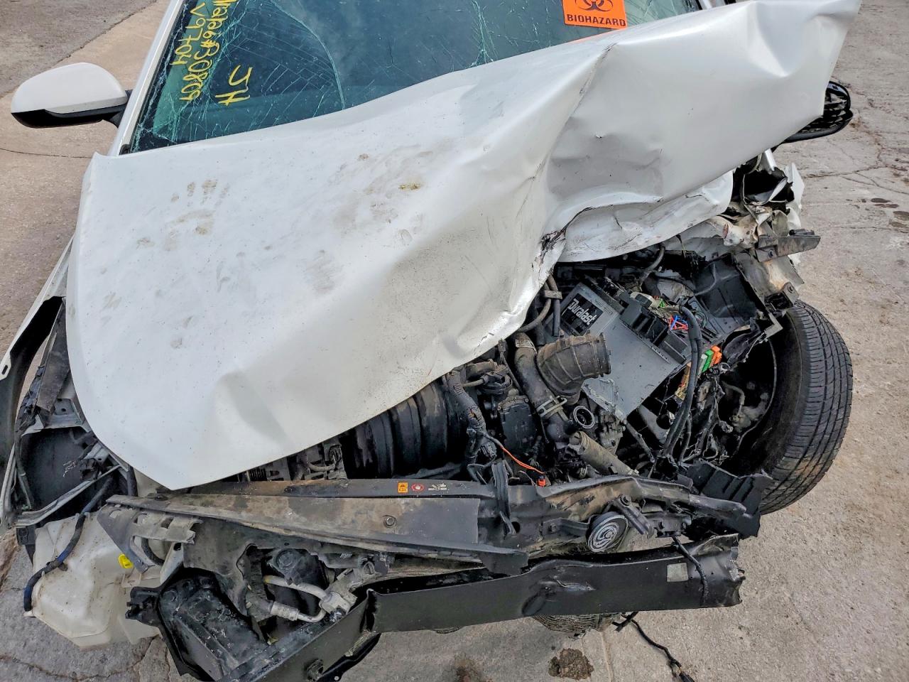 2021 Hyundai Accent Se White vin: 3KPC24A61ME129704