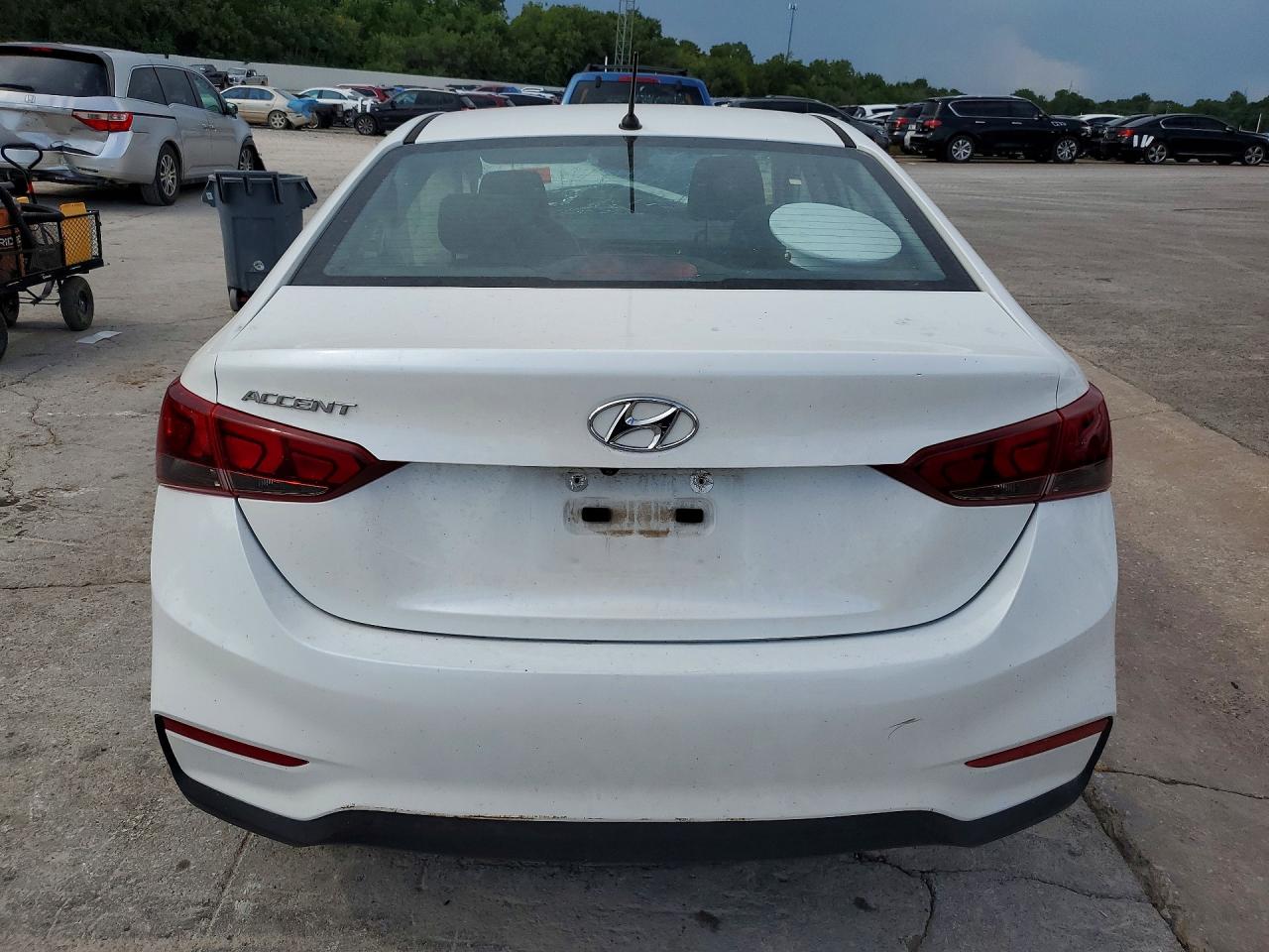 2021 Hyundai Accent Se White vin: 3KPC24A61ME129704