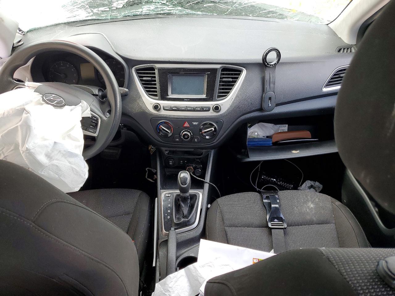 2021 Hyundai Accent Se White vin: 3KPC24A61ME129704