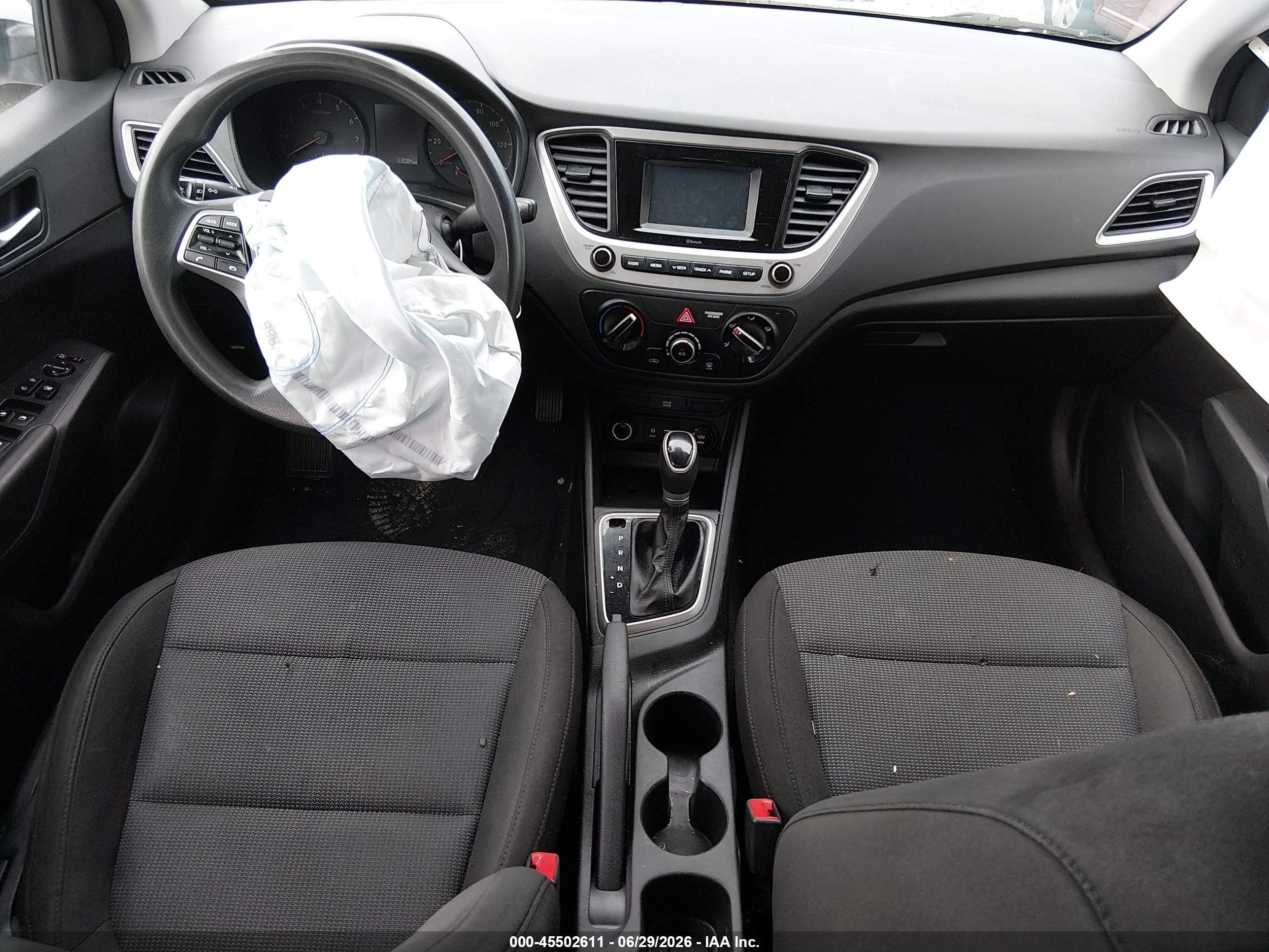 2021 Hyundai Accent Se White vin: 3KPC24A61ME131937