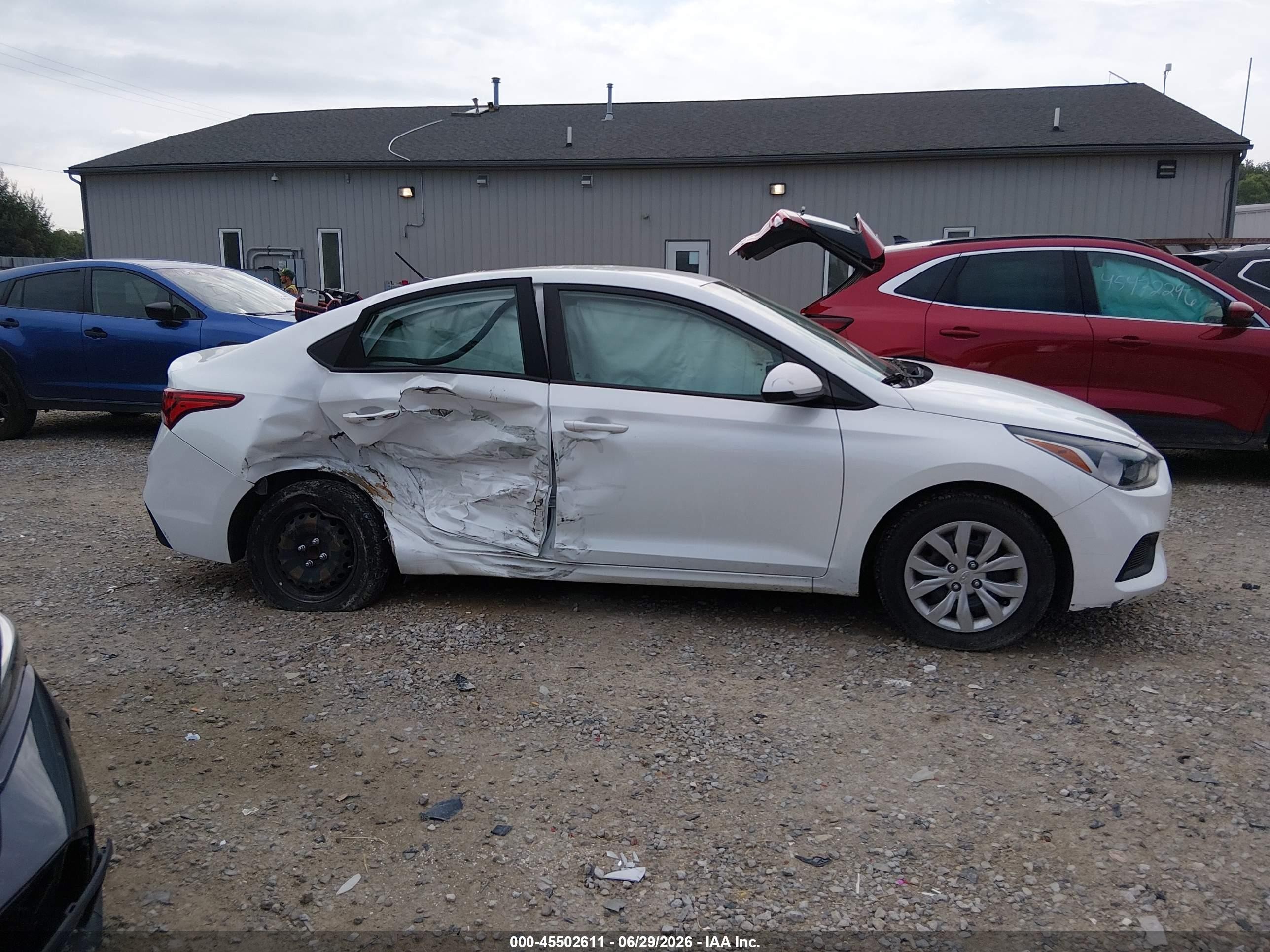 2021 Hyundai Accent Se White vin: 3KPC24A61ME131937