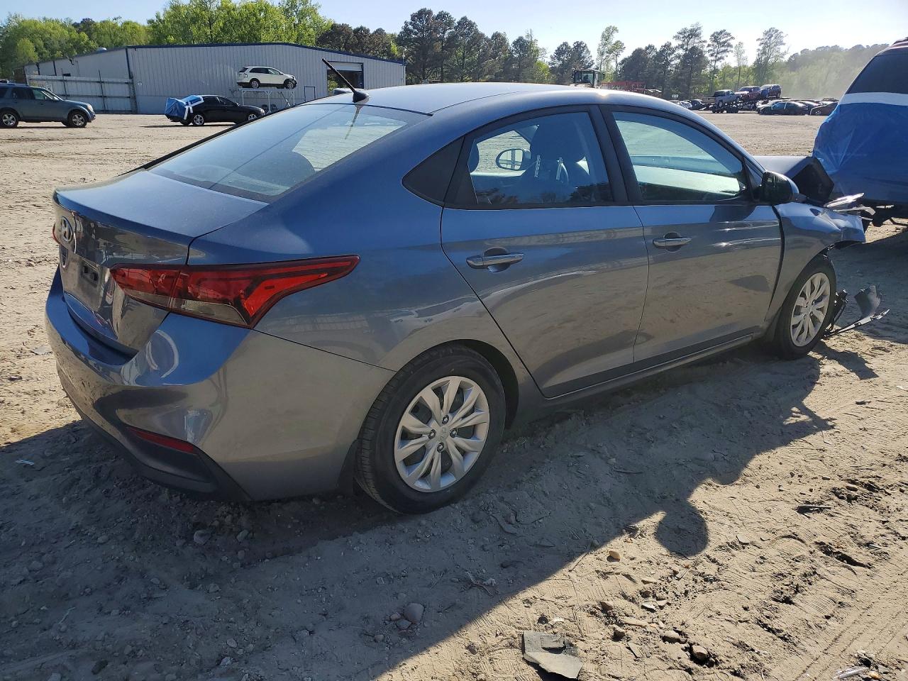 2020 Hyundai Accent Se Gray vin: 3KPC24A62LE103370