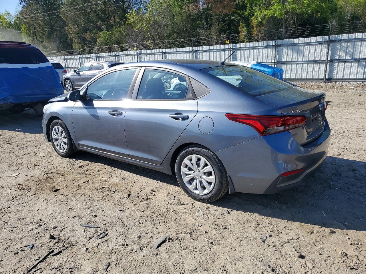 2020 Hyundai Accent Se Gray vin: 3KPC24A62LE103370