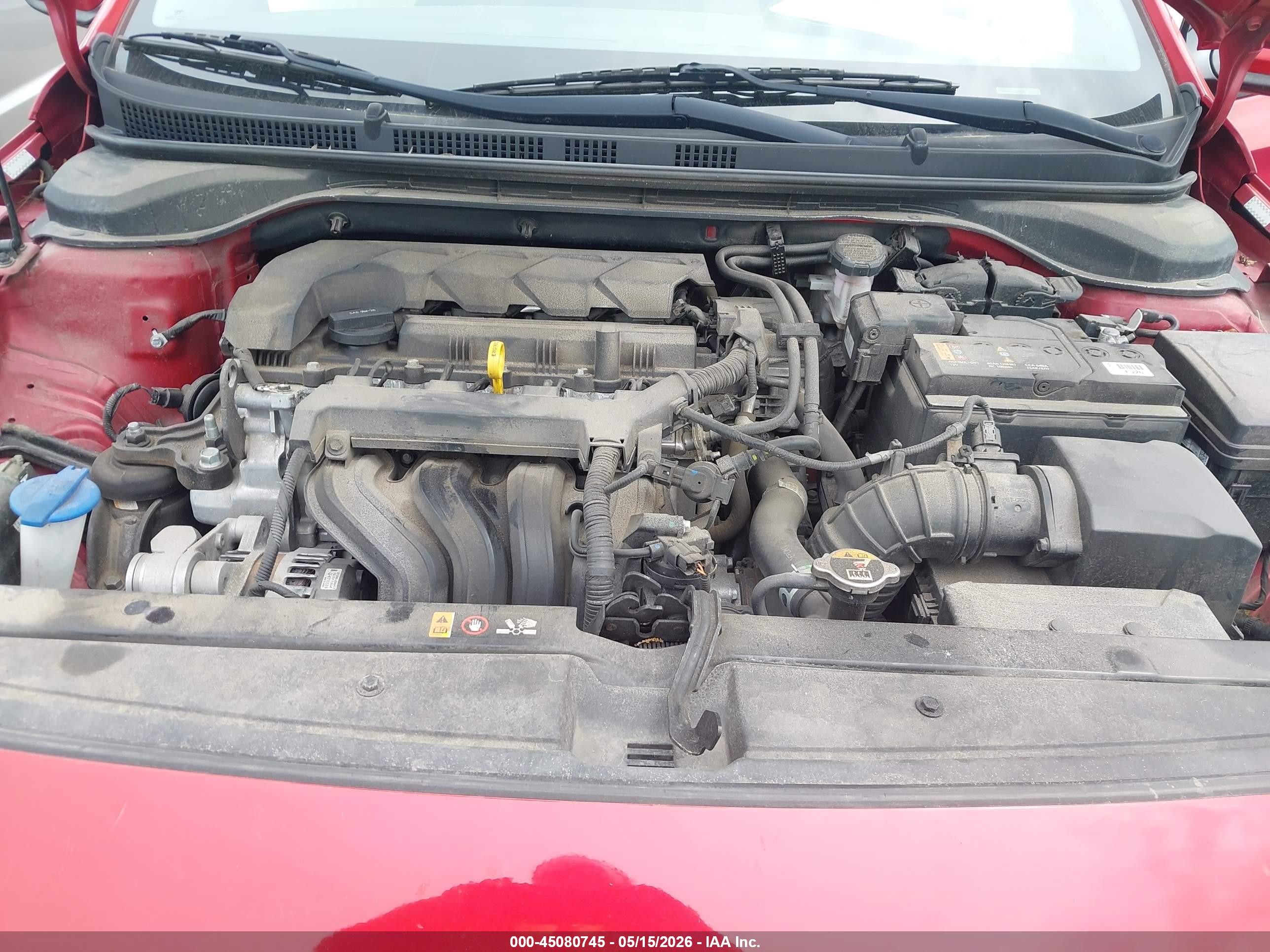 2020 Hyundai Accent Se Red vin: 3KPC24A62LE124395