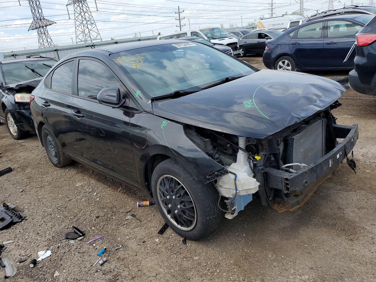 2021 Hyundai Accent Se Black vin: 3KPC24A62ME131638