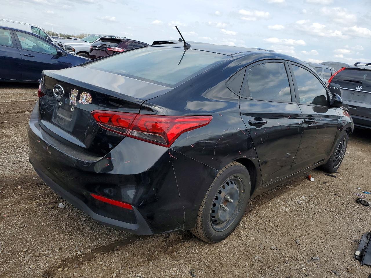 2021 Hyundai Accent Se Black vin: 3KPC24A62ME131638