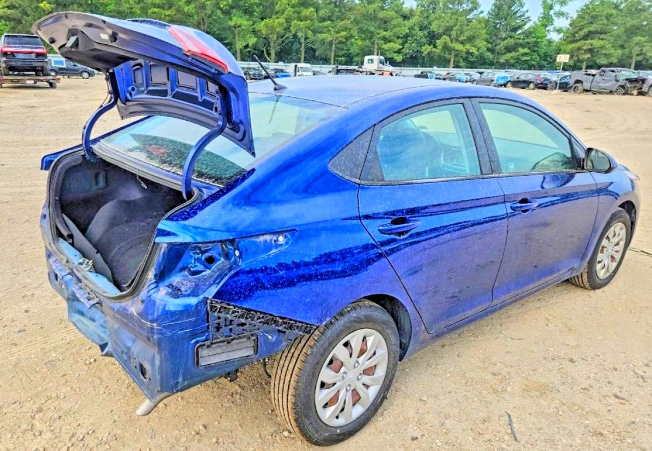 2021 Hyundai Accent Se Синий vin: 3KPC24A62ME133647