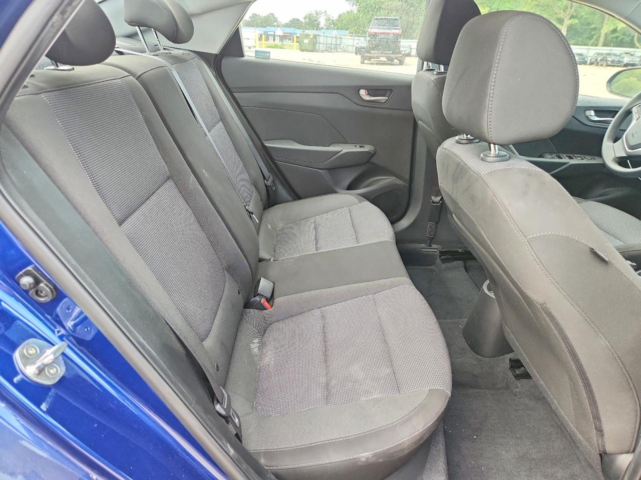 2021 Hyundai Accent Se Синий vin: 3KPC24A62ME133647
