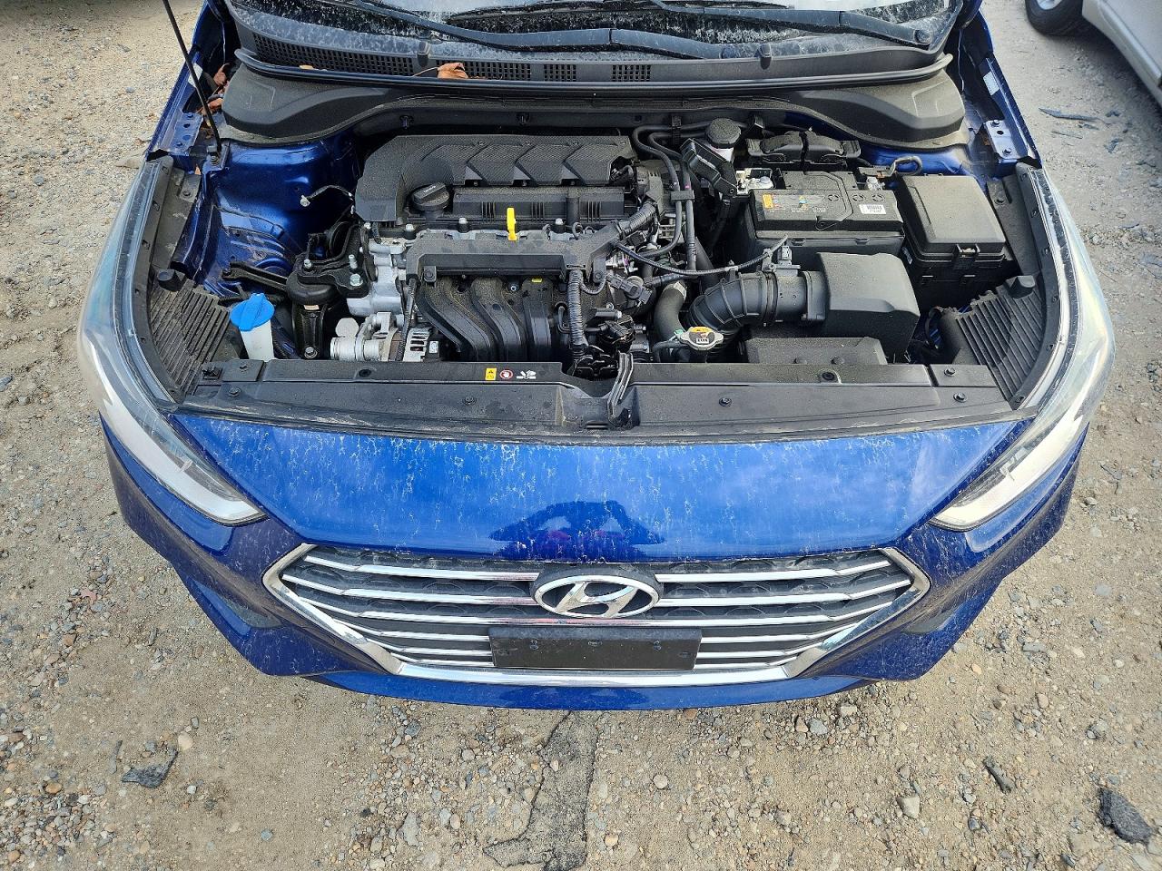 2021 Hyundai Accent Se Синий vin: 3KPC24A62ME133647