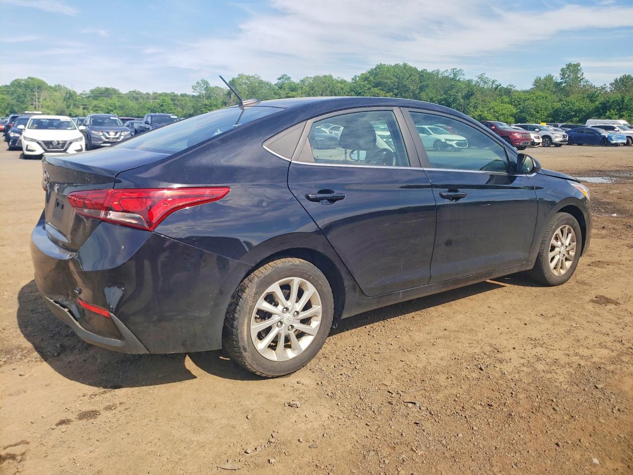 2022 Hyundai Accent Sel Black vin: 3KPC24A62NE168545